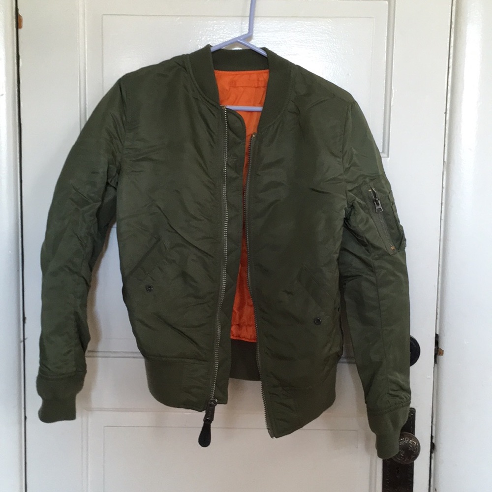 Alpha Industries green bomber